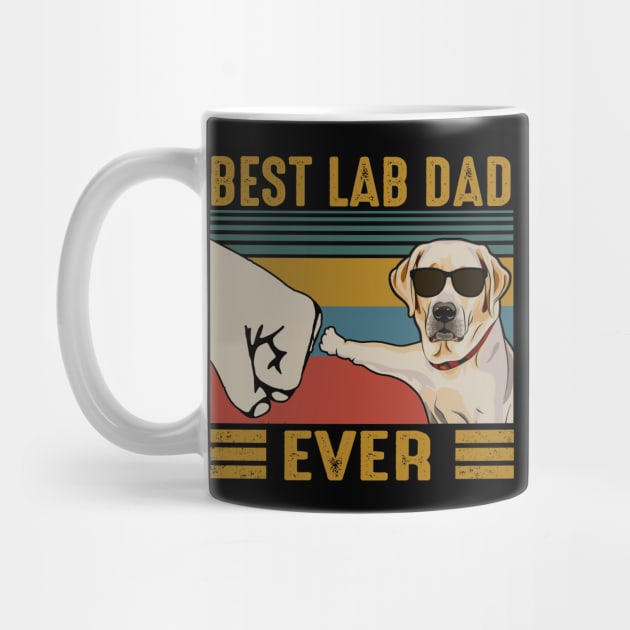 Best Lab Dad Ever Funny Labrador Retriever Lover by HomerNewbergereq